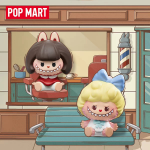 POPMART泡泡玛特泡泡萌粒 THE MONSTERS 复古理发店公仔